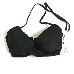 Shade & Shore black bikini top 34 DD